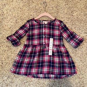 Toddler Girls Flannel Top - 3T - NWT